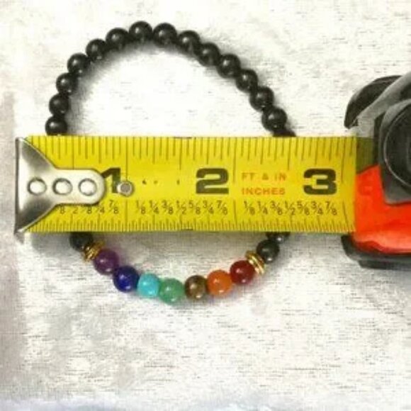 New 3pc Natural Stone Stretch Bracelet Set - Mixed Gemstone Beads Boho Stackable - Picture 9 of 10